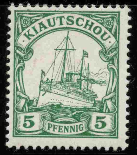 Kiautschou Deutsche Post in China Michel 6 ** postfrisch Kaiseryacht 