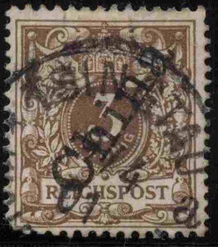 Kiautschou Deutsche Post in China Michel M45 Krone Adler o Tsingtau 1901