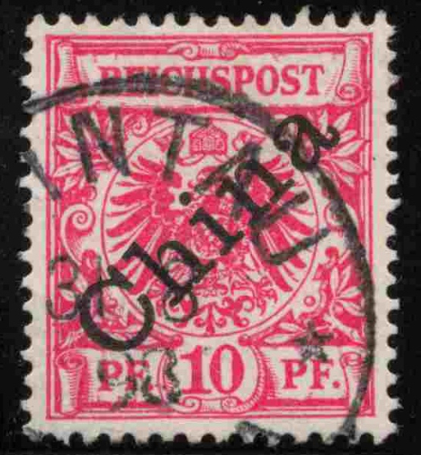 Kiautschou Deutsche Post in China Michel V3I Krone Adler o Tsintau