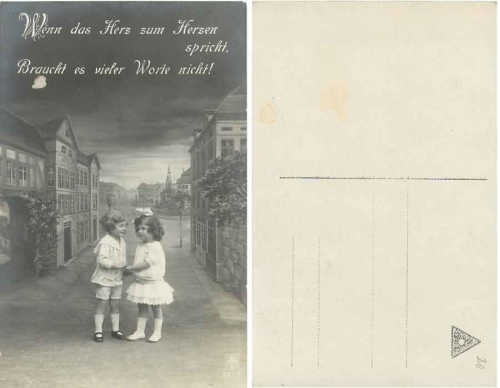 Children as lovers Series card 901/1 *around 1920