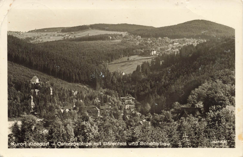 01773 Kipsdorf Erzgebirge mit Baerenfels und Schellerhau o 1957