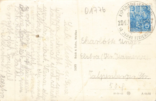 01773 Kipsdorf Erzgebirge mit Baerenfels und Schellerhau o 1957