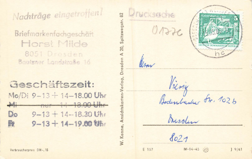 01773 Kipsdorf Erzgebirge Cafe Pietsch o 1986