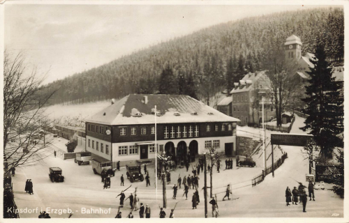 01773 Kipsdorf Erzgebirge Bahnhof o 1938