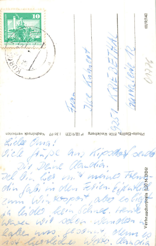 01773 Kipsdorf Bara Kirche o 1977