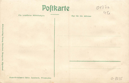 01776 Kipsdorf Hotel Fürstenhof Hochprägekarte * ca. 1910