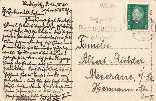 02681 Kirchau Oberlausitz o 1931