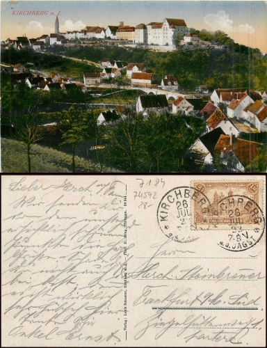 74592 Kirchberg Jagst o 26.7.1922