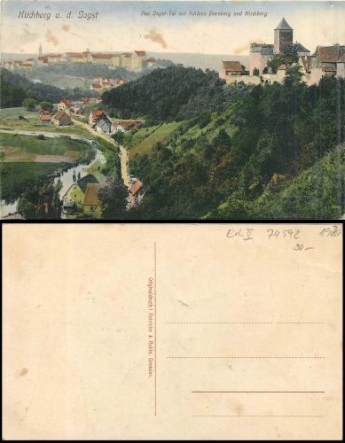 Kirchberg Jagst-Tal Schloss Hornberg *ca. 1920