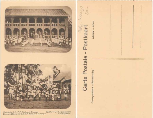 Kisantu gymnastics Belgian Congo *ca.1920