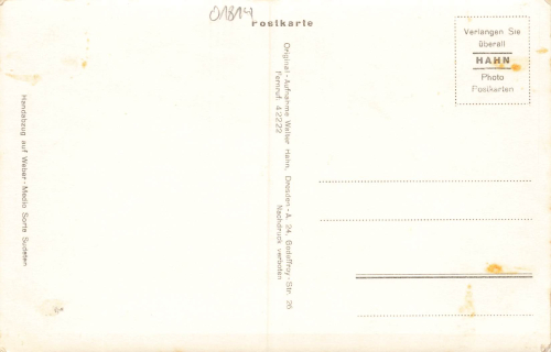 01814 Kleingiesshuebel Saechsische Schweiz vom kleinen Zschirnstein Hahn-Foto8633 * um 1930