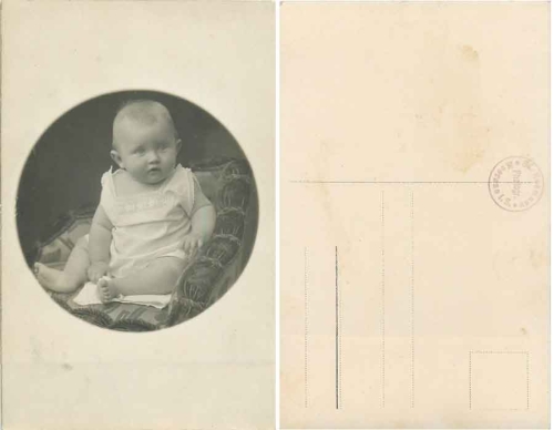 Toddler real photo * ca. 1920