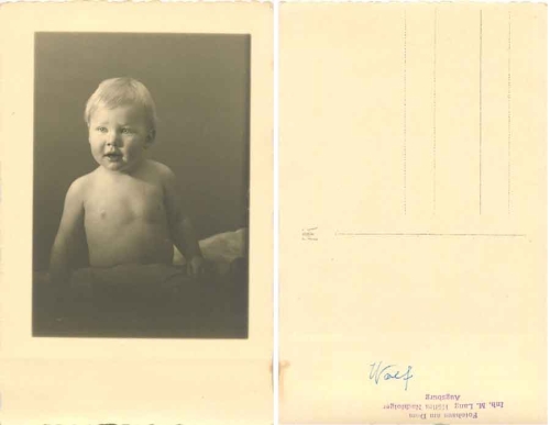 Toddler real photo * ca. 1925