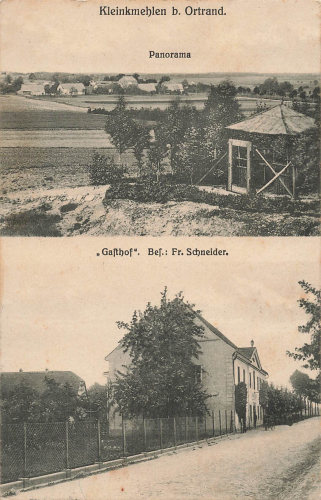 01990 Kleinkmehlen Gasthof Fr. Schneider o 1909