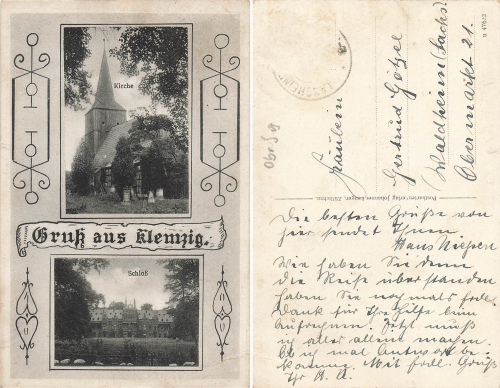 Klemzig Klępsk Ostbrandenburg O um 1910