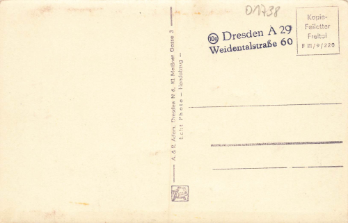 01776 Klingenberg Osterzgebirge * um 1950