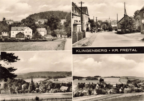 0101776 Klingenberg Osterzgebirge Mehrbildkarte o 1971