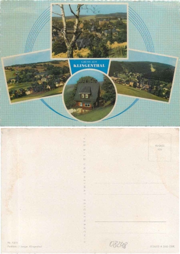 08248 Klingenthal Totale mit Waldhaus *ca.1962