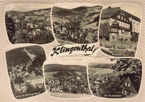 Klingenthal Sachsen Mehrbildkarte o 1965
