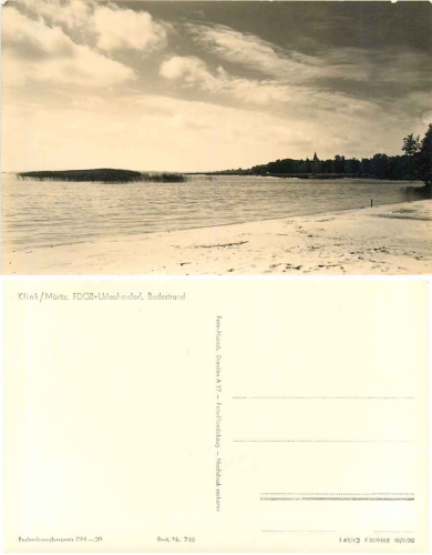 17192 Klink Badestrand *1962 Foto Hanich0746