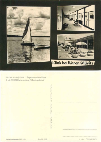 17192 Waren Mueritz Klinik FDGB Ferienheim *ca.1964 Hanich1718