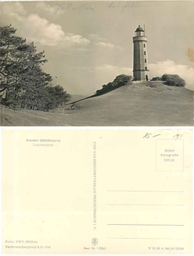 18565 Insel Hiddensee Kloster, Leuchtturm * ca. 1960