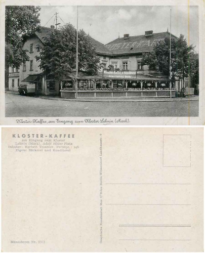 Kloster Lehnin Kloster-Cafe * ca. 1930