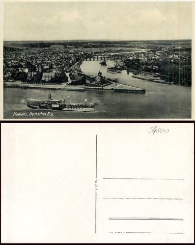 Koblenz Deutsches Eck * ca. 1940