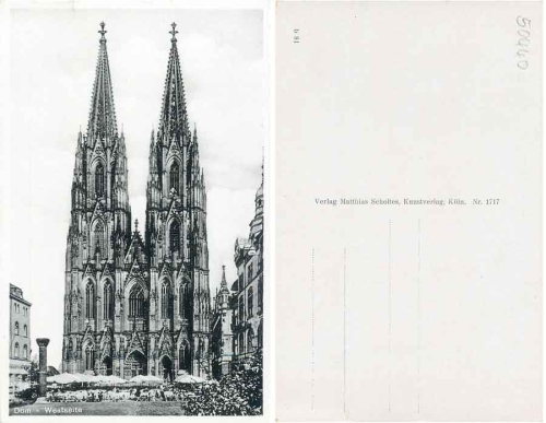 Köln Dom Westseite *ca. 1930