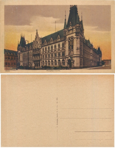 Köln Hauptpostamt *ca. 1920