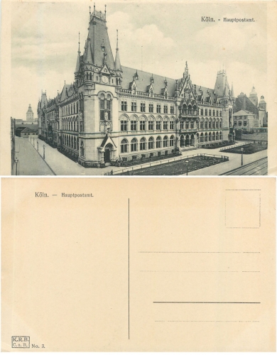 Köln Hauptpostamt *ca. 1910