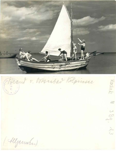 17459 Kölpinsee Usedom Segelboot "Karin" *1958 Hanich oN