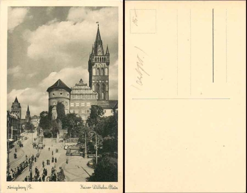 Königsberg Kaiser Wilhelm Platz * ca. 1930