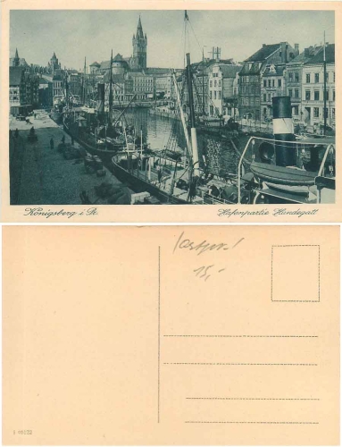 Königsberg Hafenpartie Hundegatt * ca. 1925