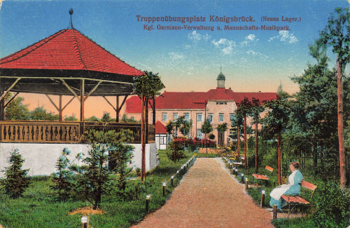 01936 Koenigsbrueck Truppenuebungsplatz Neues Lager Uebungsplatzstempel 1917