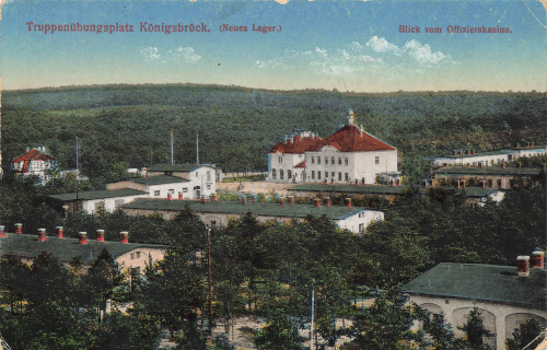 01936 Koenigsbrueck Truppenuebungsplatz Neues Lager Uebungsplatzstempel 1917