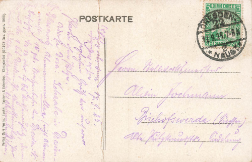 01936 Königsbrück Rathaus o 1925