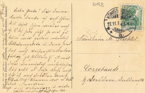 01936 Königsbrück Gartenstrasse o 1914