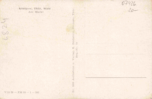 Königsee Thüringen Hotel zum Löwen * um 1940