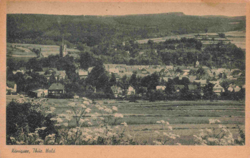 Königsee Thüringen Totalansicht * 1950
