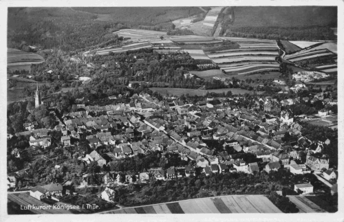 Königsee Thüringen Junkers Luftbild 36113  o 1934