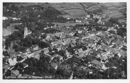 Königsee Thüringer Wald Fliegeraufnahme * um 1940