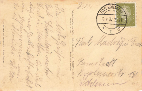 01824 Koenigstein Saxon Switzerland o 1932 Hahn-Foto190