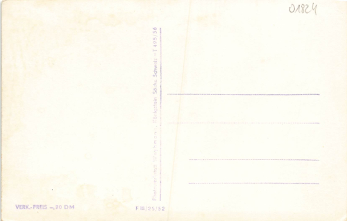 01824 Koenigstein Fortress with Pfaffenstein, Saxon Switzerland * 1956