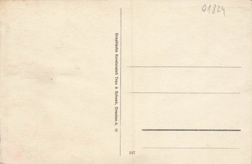 01824 Koenigstein with Lilienstein Saxon Switzerland * around 1930