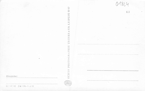 01824 Halbestadt Koenigstein Deaf Hiking Hostel Saxon Switzerland * 1952