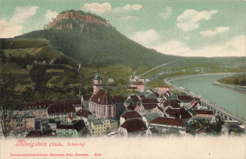 01824 Koenigstein Saxon Switzerland * around 1900