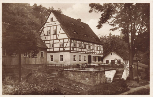 01824 Koenigstein Elbrestaurant Saxon Switzerland o 1926