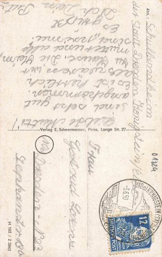 01824 Koenigstein School Camp of the City of Dresden Saxon Switzerland o 1950