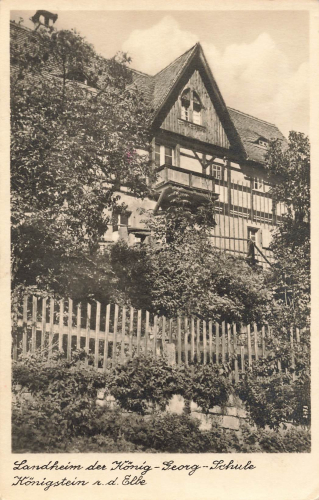 01824 Koenigstein Country Home of the King George School Saxon Switzerland * 1931